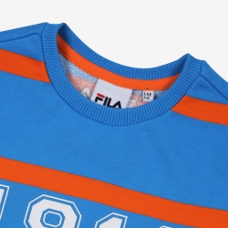 Fila 1911 Stripe One-on-one - Poikien T Paita - VaaleanSininen | FI-81065